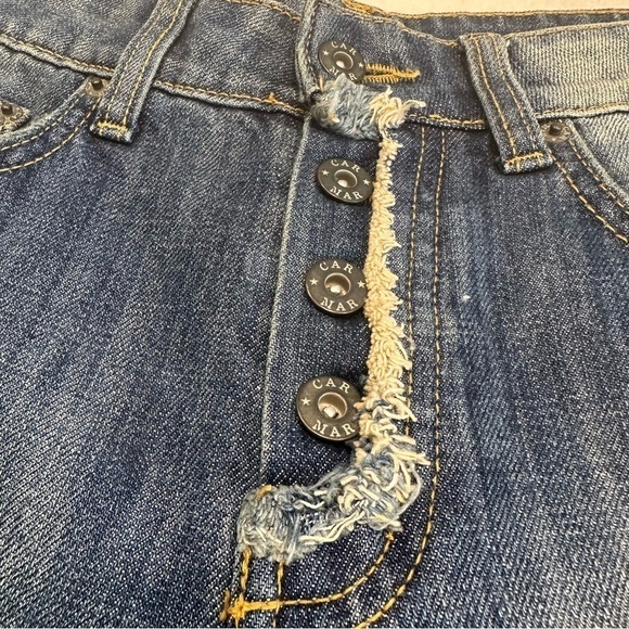 Carmar High Rise Distressed Festival Jeans - Picture 2 of 12